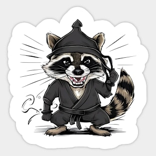 Cute raccoon Sticker